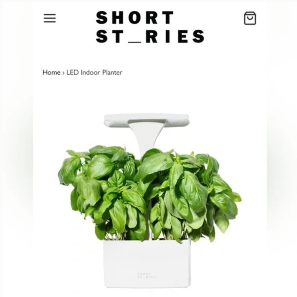 LED planter with light